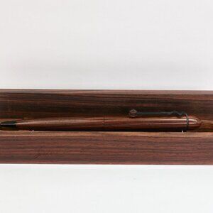Elliot Landes Penmakers Wooden Ballpoint Pen / Handmade USA / Wooden Gift Box